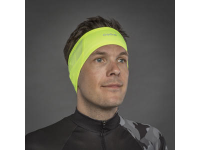 GripGrab Windproof Hi-Vis Headband 5038 - Pandebånd Vindtæt - neon gul