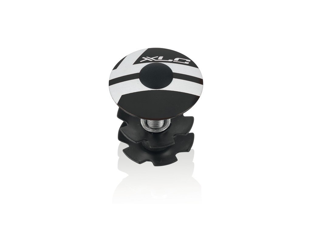 XLC Top Cap med Expander Sort 1"