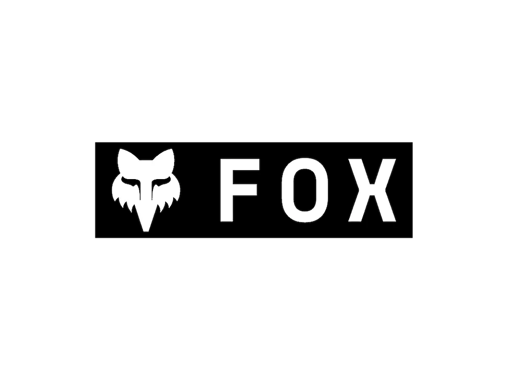 FOX 7 Firmalogo Klistermærke Sort/Hvid"