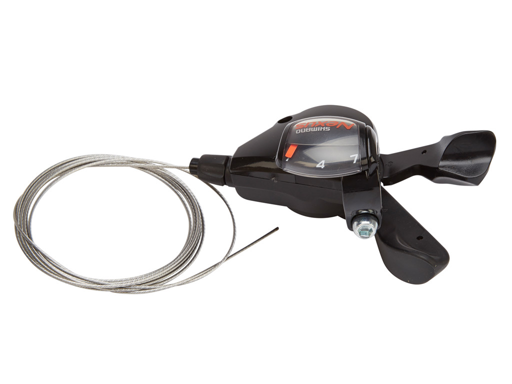 Shimano Nexus SL-7S50 Rapidfire plus - Skiftegreb - 7 Gear inklusiv kabel - Sølv