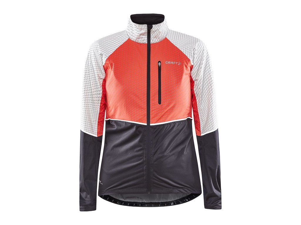 Craft Advanced Hydro Lumen - Cykeljakke - Dame - Orange/Hvid - Str. L Craft Advanced Hydro Lumen - Cykeljakke - Dame - Orange/Hvid - Str. L