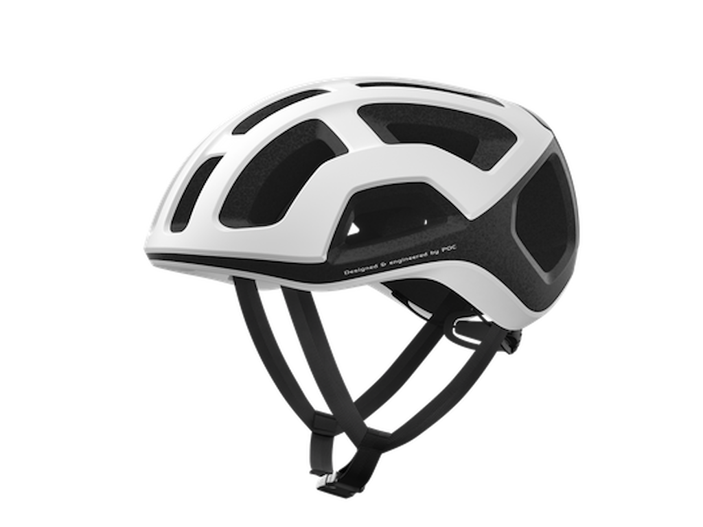 POC Ventral Lite Cykelhjelm - Hydrogen White/Uranimum Black - Str. 54-59 cm