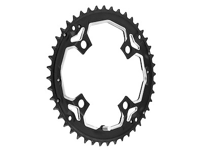 FORCE klinge 44 tands BCD 104mm 10 gear aluminium sort