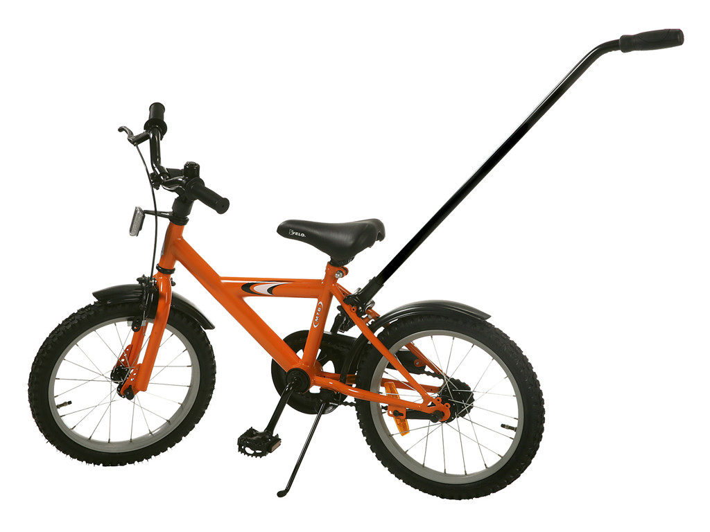 Skubbestang til børnecykel