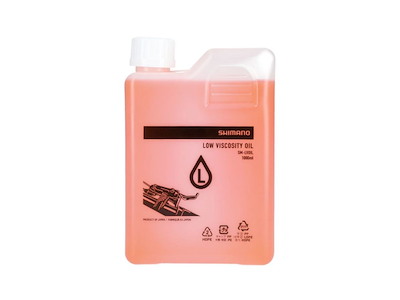 Shimano - Low Viscosity - Mineralsk olie - 1 L - Til skivebremser