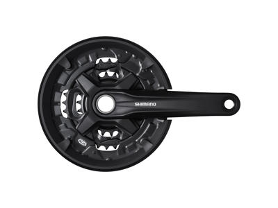 Shimano FC-MT210-3 - Kranksæt til 3 x 9 gear - Med chain guard