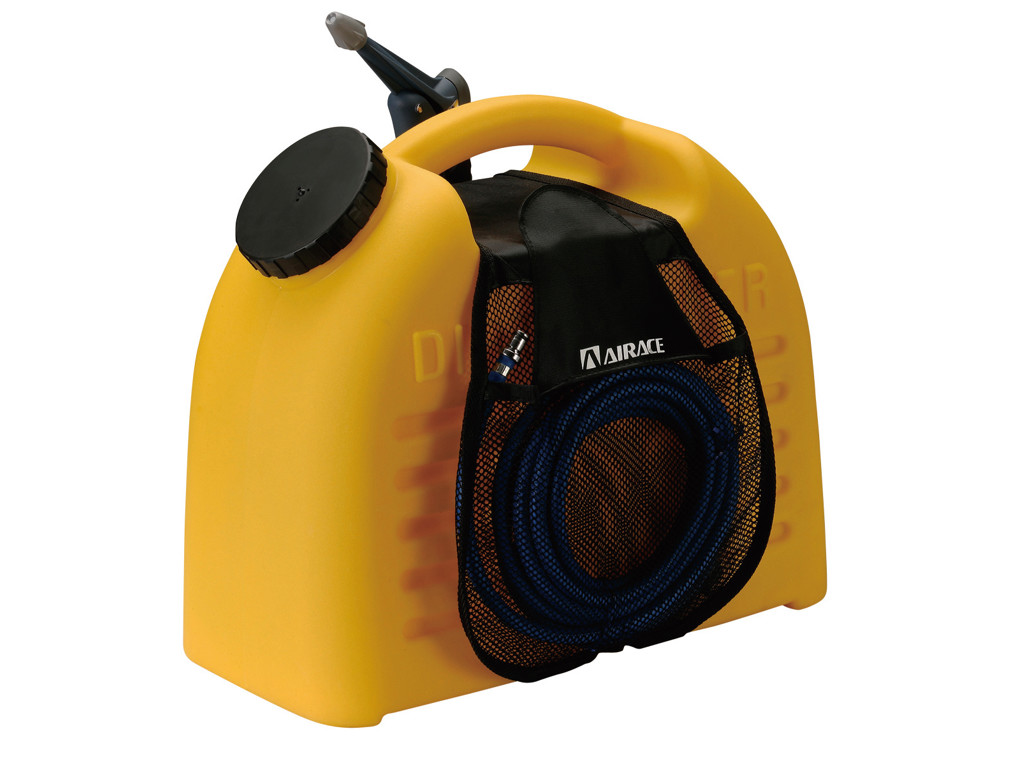 Airace - Dirt Worker - Højtryksrenser - 12Volt - Gul - Transportabel