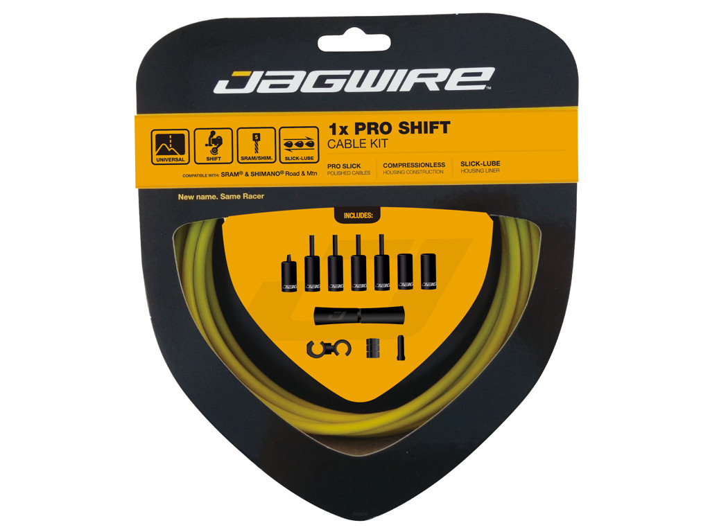 Jagwire - Pro Shift - 1x Gearkabel sæt - Road/MTB - Gul