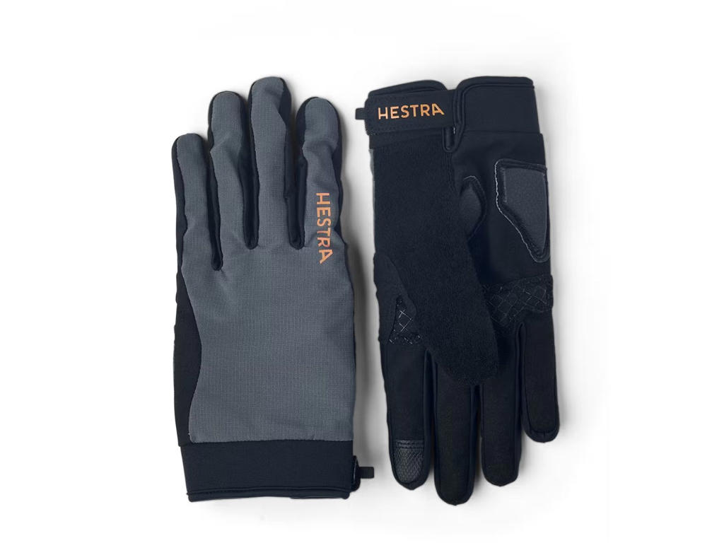 Hestra Bike Guard Long - Cykelhandsker - Mørk Grå - str. 10