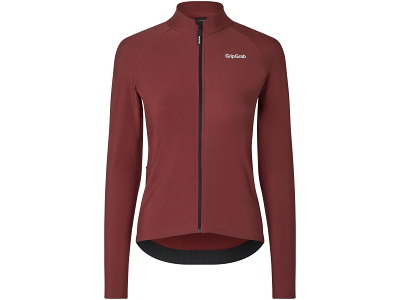 GripGrab W's PACR Thermal Long Sleeve Jersey - Cykeltrøje - Dame - Dark Red - M