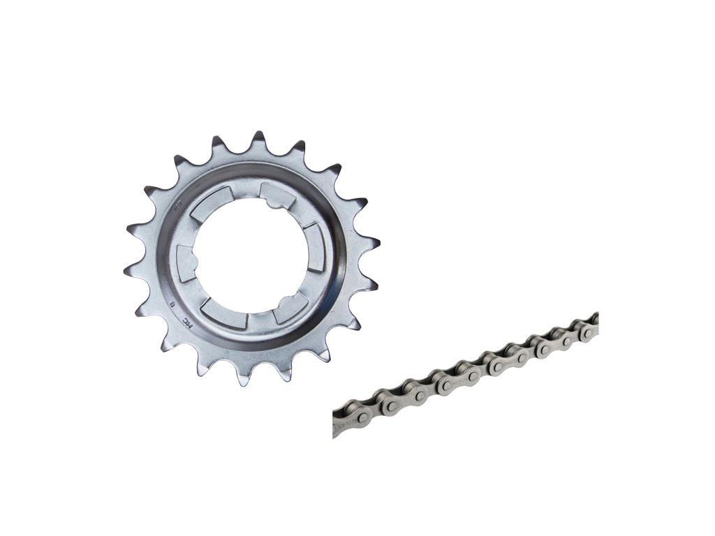 Shimano Nexus gearhjul 16-23 tands - Inkl. rustbeskyttet Nexus kæde NX10