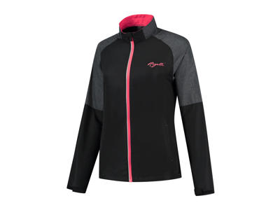 Rogelli Enjoy - Sports jakke Dame - Airbloc - Melange sort pink