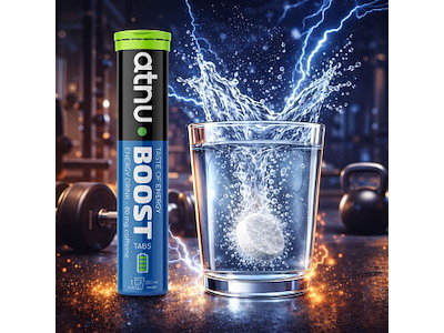 ATNU Boost Energy Drink - Koffeintabs med smag af energidrik - 20 tabs