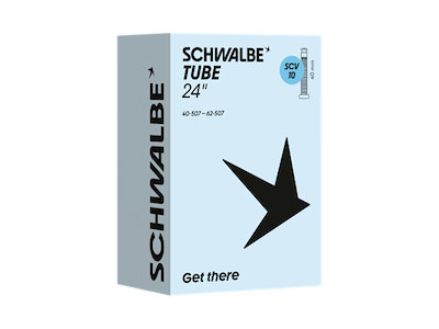 Schwalbe slange 24" (40/62-507) med SCV Clik ventil - SCV10
