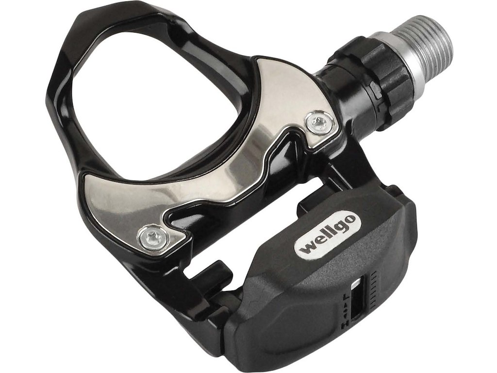 Bike Attitude Road/Gravel Pedal - Alu - Look Keo - inkl Klamper - Sort