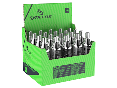 Syncros Co2-patroner 16 gram, Pakke med 20 stk