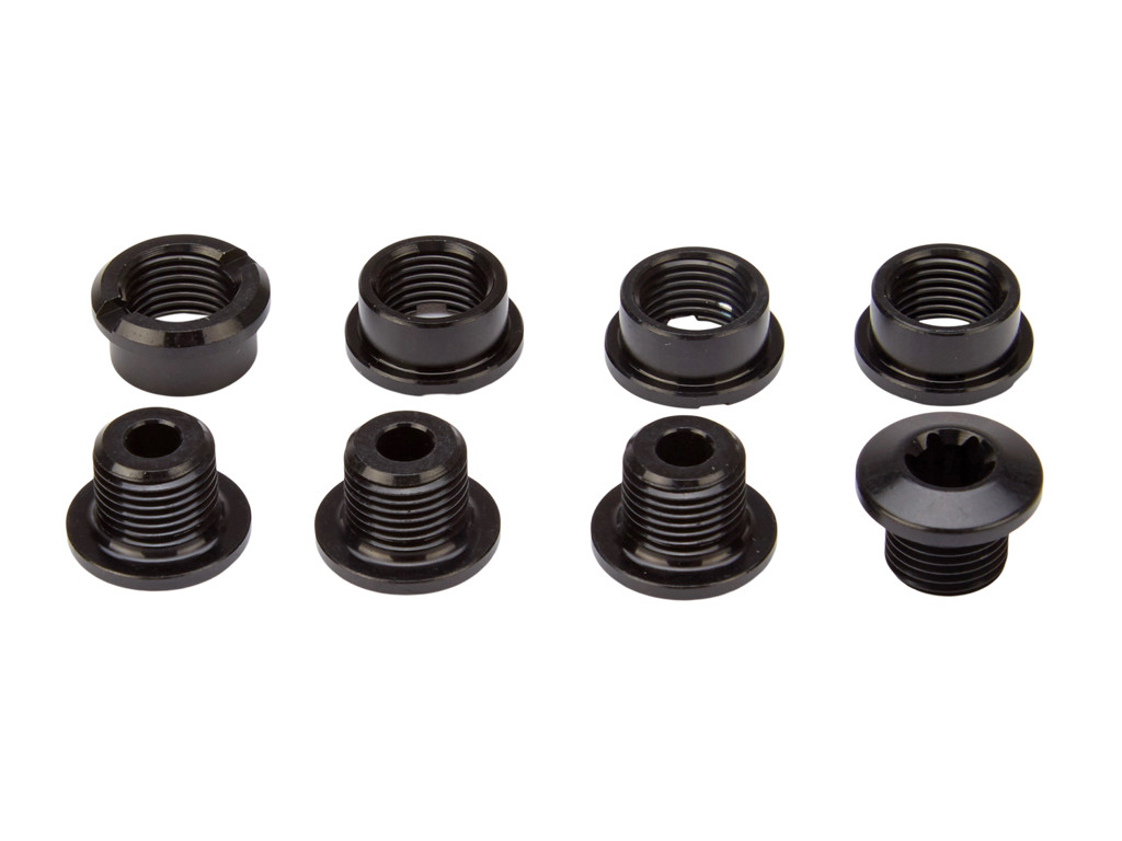 absoluteBLACK Klingebolte - Racer og MTB - 4 stk. - Korte