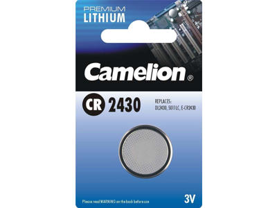 Camelion - Batteri - CR2430 Lithium 3v - 1 stk