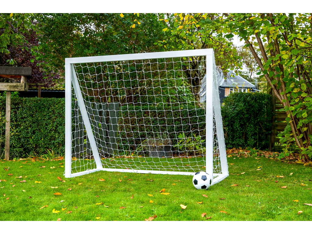Homegoal - Pro Senior hvid - Fodboldmål i træ - 200x160 cm