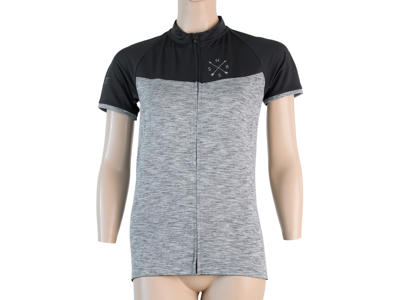 Sensor Motion FZ Jersey  - Dame Cykeltrøje med kort ærme - Grå/Sort - Str. XL