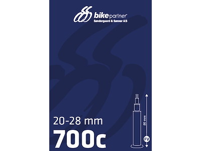BikePartner racerslange 700 x 20-28C 80 mm