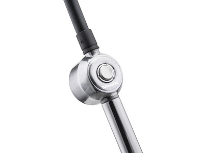 Birzman Macht gaffelpumpe med manometer