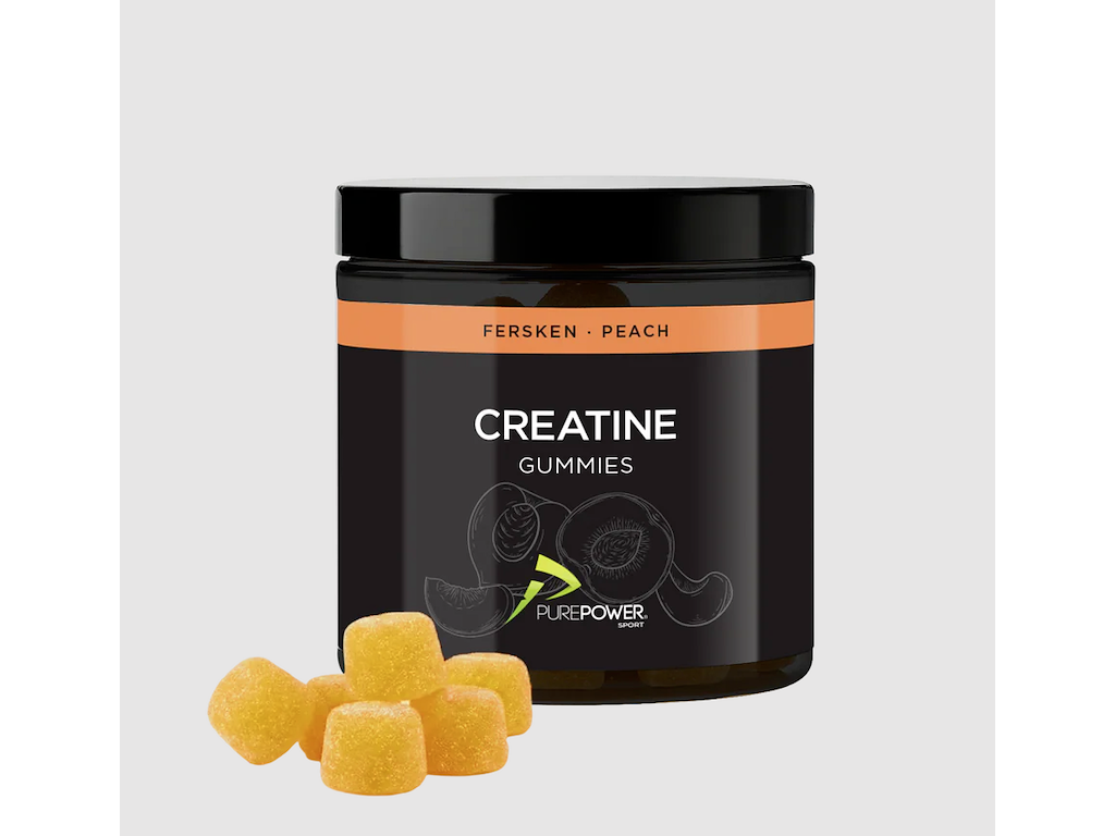 Purepower Kreatin Vingummi - Fersken - 60 stk