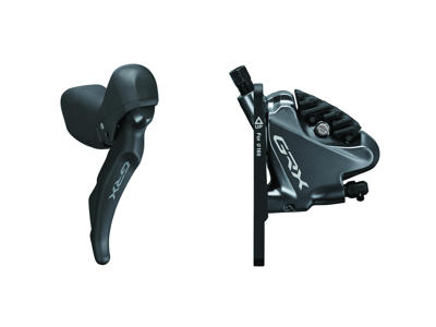Shimano GRX - STI-greb, bremsekaliber og olieslange - 11 gear - Hydraulisk - RX810/RX810