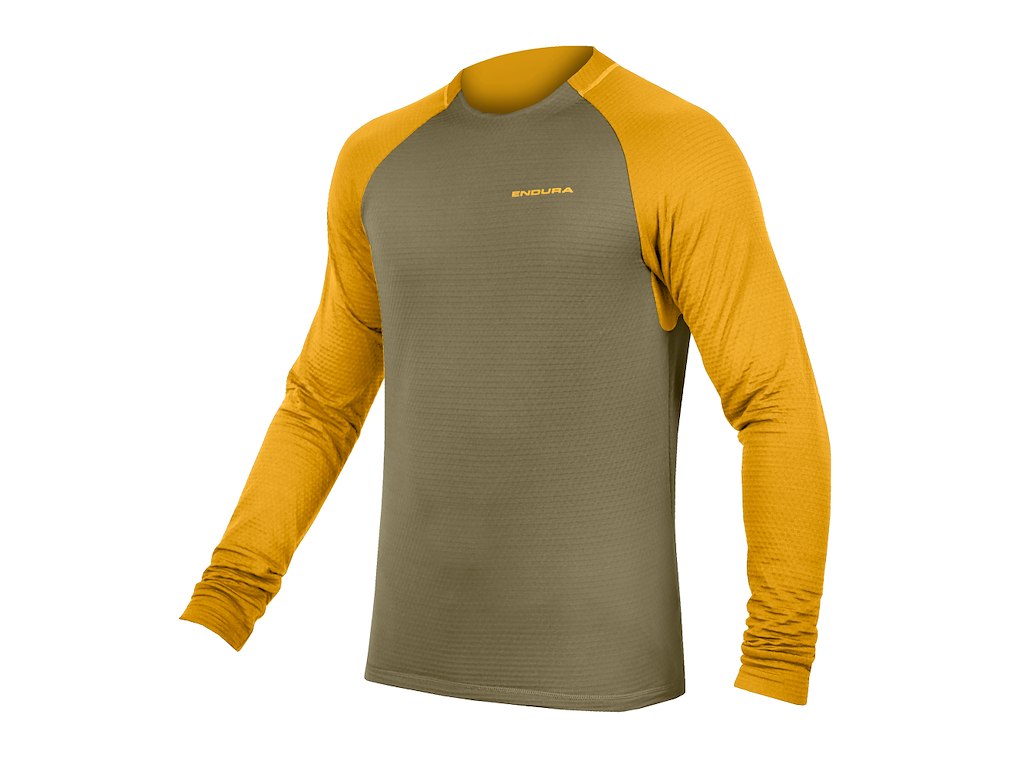 Endura SingleTrack Crew Fleece - Cykeltrøje - Tweed Green