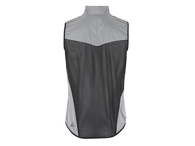 Craft Adv Essence Lumen Wind Vest - Herre - Sølv refleks