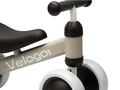 Velogo - Løbecykel fra 1 år - 4 hjul - Mat beige