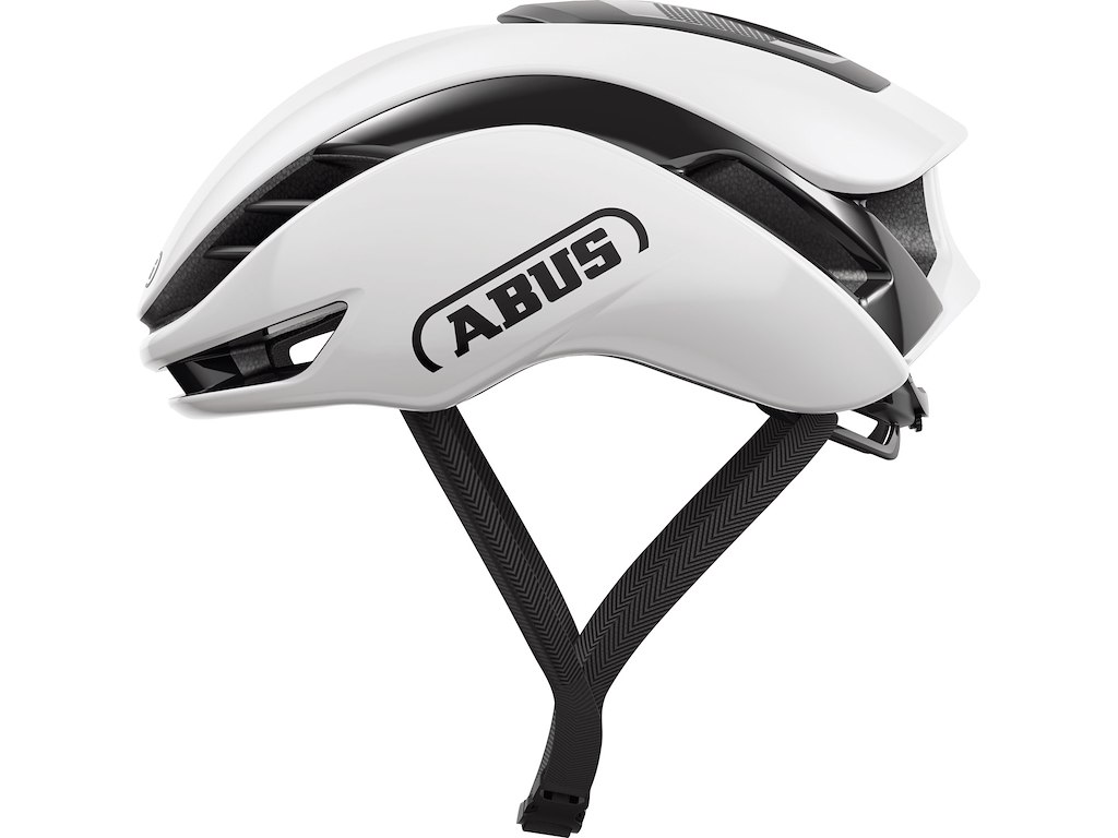 ABUS GameChanger 2.0 cykelhjelm Shiny White (Hjelmstørrelse: 51-55 cm)
