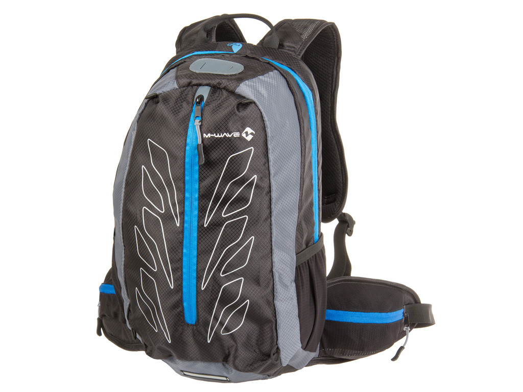 M-Wave Rough Ride - Rygsæk til cykling - Inklusiv regncover og net til hjelm
