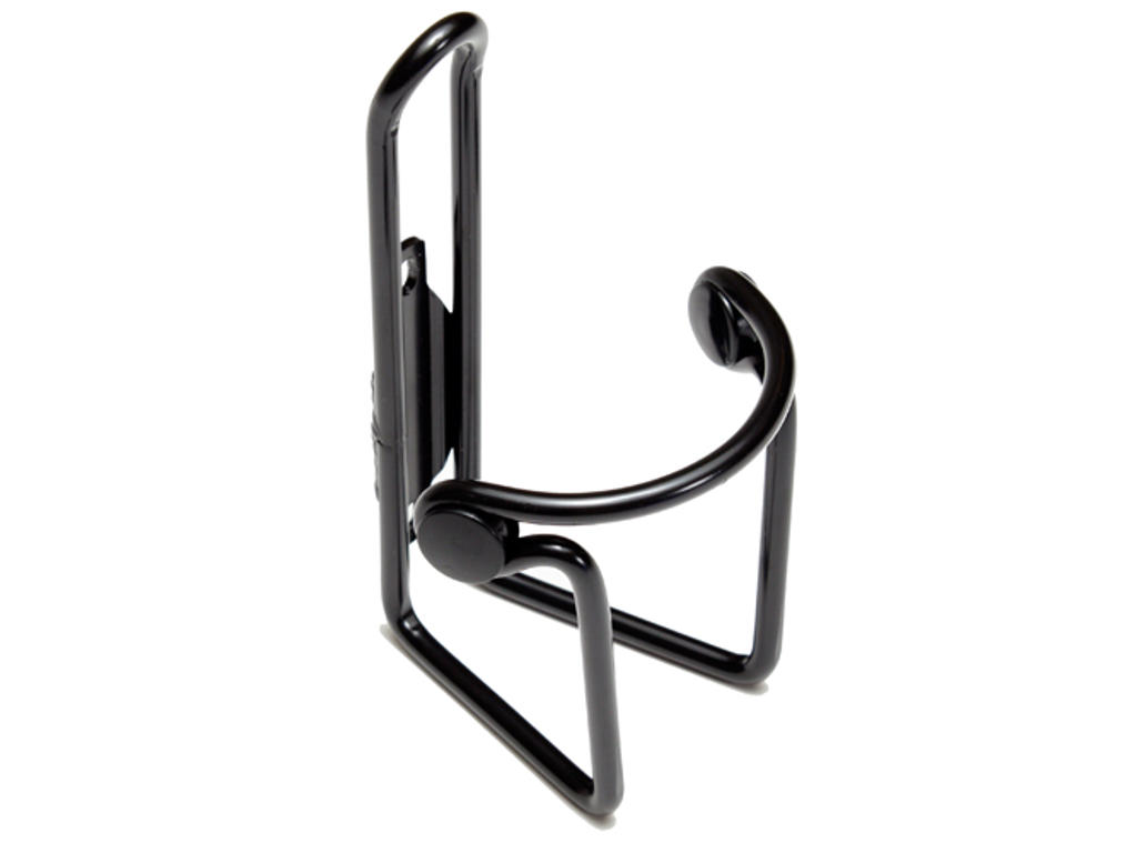 Flaskeholder Lux i Aluminium Sort