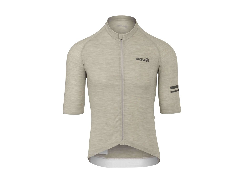 AGU Merino Performance Jersey - Cykeltrøje - Korte ærmer - Herre - Sustained Grey - Str. XL