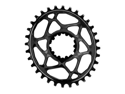 absoluteBLACK Oval klinge - Sram - Direct mount - Offset 6 mm - 32 tænder - Sort