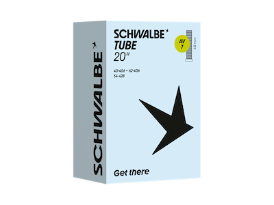 Schwalbe slange 20 x 1,50-2,50 med 40mm lang Autoventil AV7