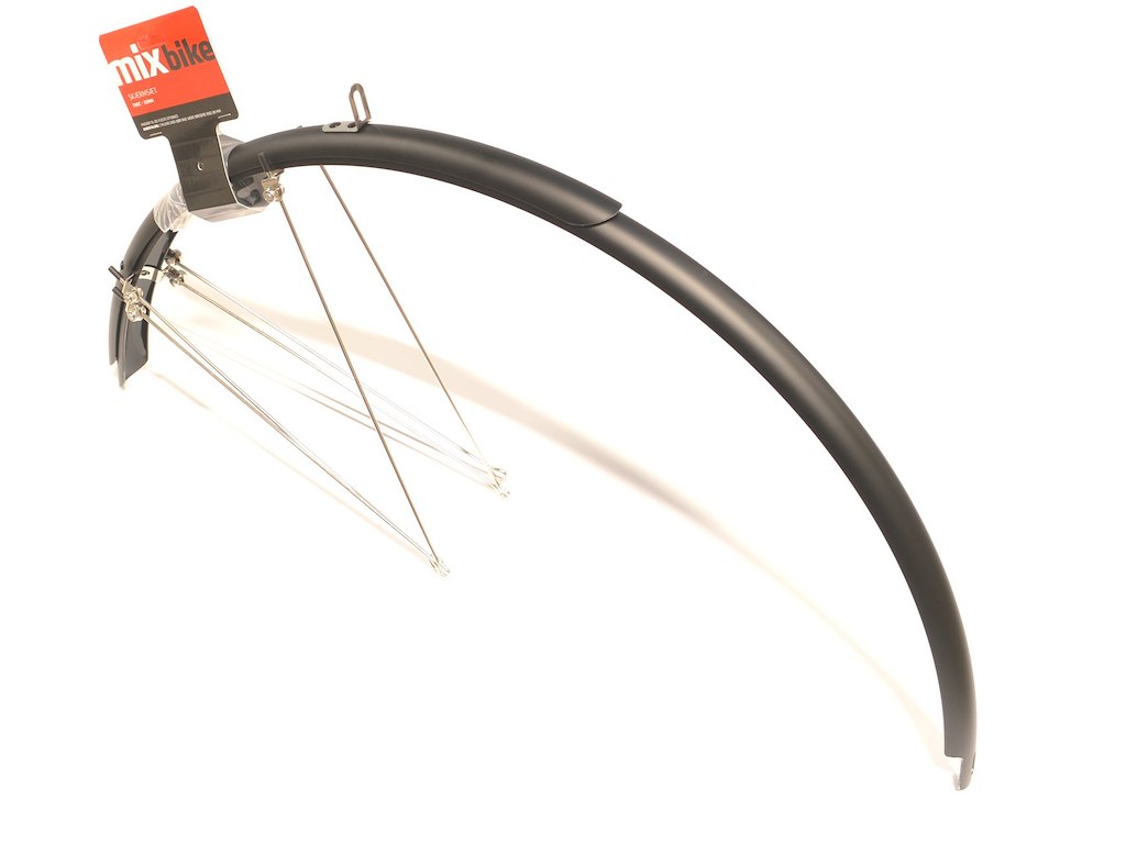 Mixbike skærmsæt til citybike 33mm matsort