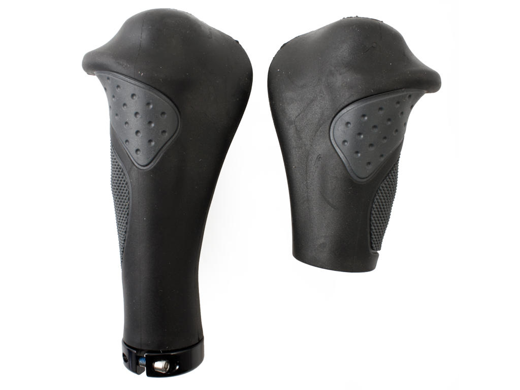 XLC GR-S22 - Ergonomiske udformet håndtag til drejegreb - Sort/grå