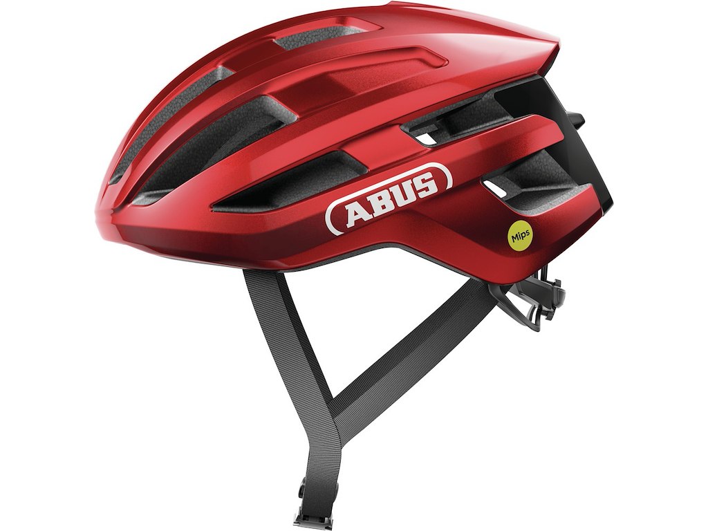 Abus Powerdome Mips Cykelhjelm Blaze Red (Hjelmstørrelse: 51-55 cm) Abus Powerdome Mips Cykelhjelm Blaze Red (Hjelmstørrelse: 51-55 cm)