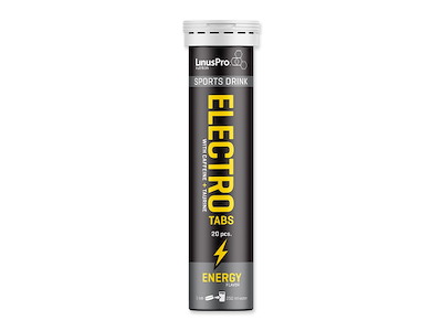 LinusPro Elektrolyt Tabs - Energy med Koffein - 20 tabs