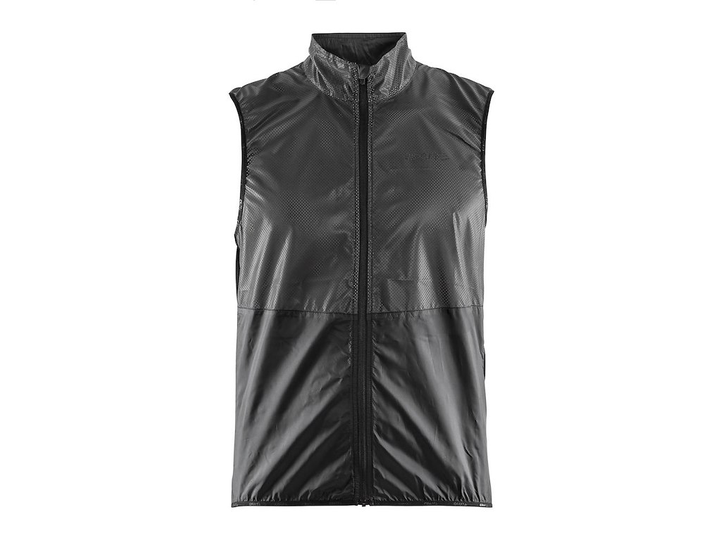 Craft Glow Vest - Cykelvest - Herre - Sort/Grå - Str. S