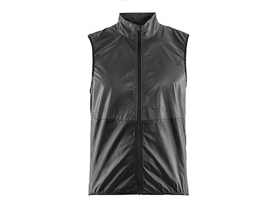 Craft Glow Vest - Cykelvest - Herre - Sort/Grå - Str. S