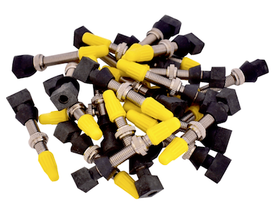 X-Sauce Tubeless Ventiler - Messing - 40mm - 25 stk.