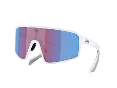 Bliz P001 Large (38) - Cykelbriller - Rose/violet mirror blue lens - Matte white