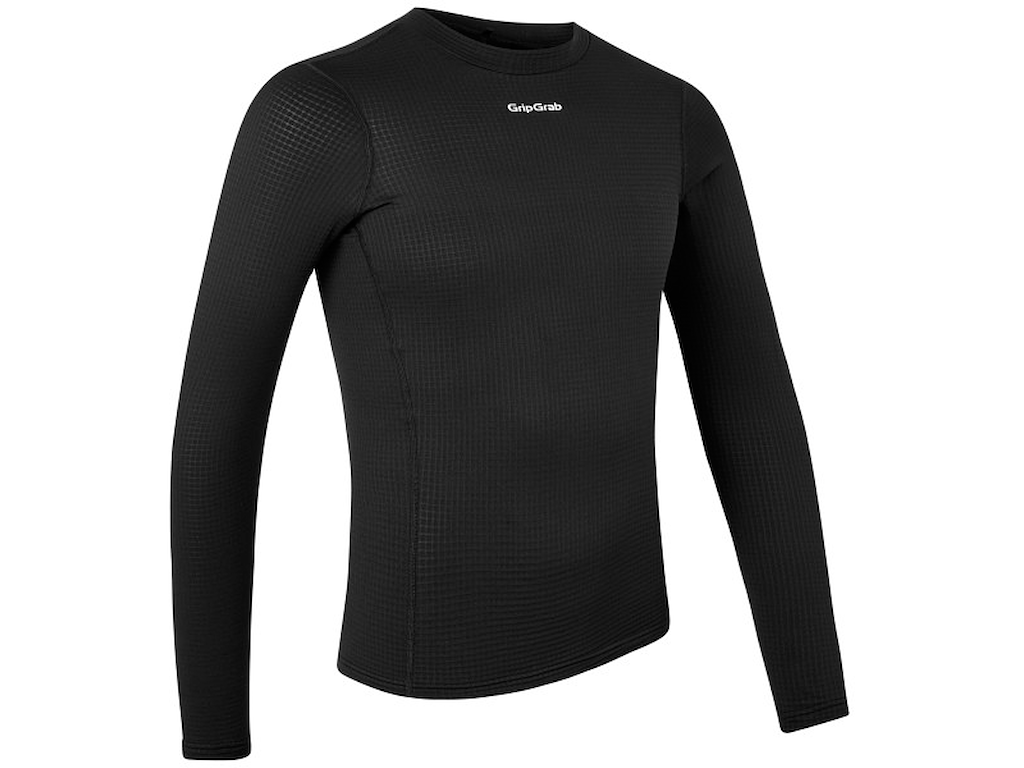 GripGrab Ride Winter langærmet baselayer sort herre (Størrelse: Small)