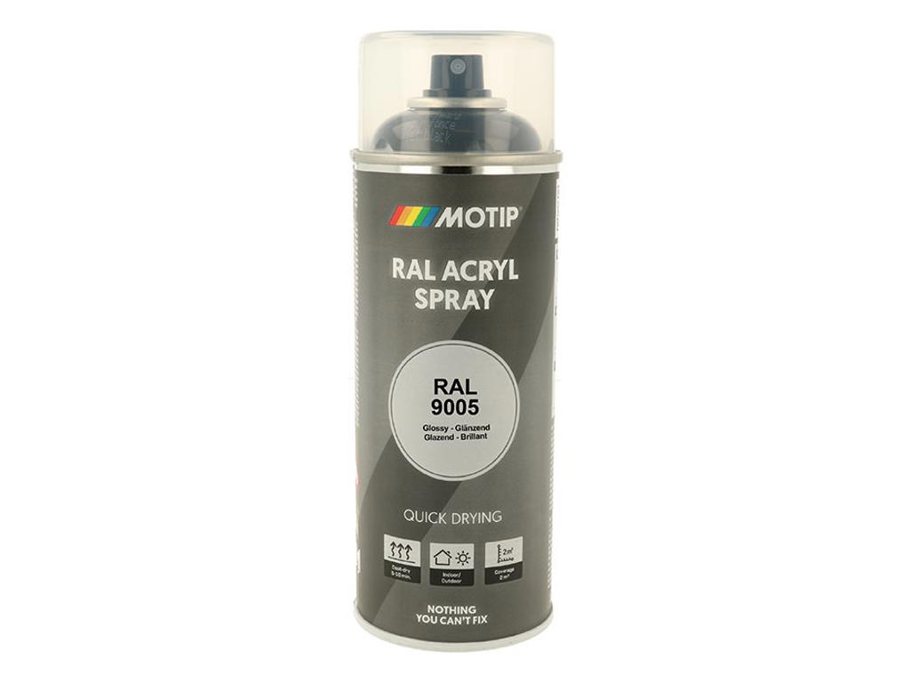 Motip - Ral 9005 - Lak - High gloss deep black