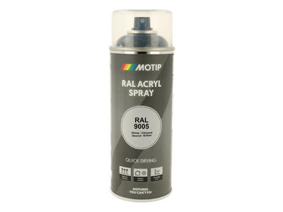 Motip - Ral 9005 - Lak - High gloss deep black 