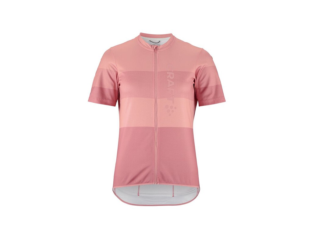 Craft Endur Logo Jersey - Cykeltrøje - Korte ærmer - Dame -Wild Rose/Peony - L