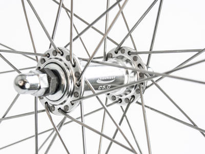 Forhjul med Ryde Chrina fælg - 700c - Sort.